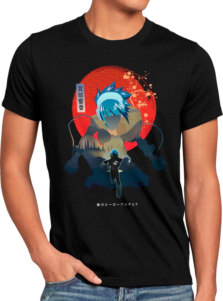 style3 Kyoka Jiro Herren T-Shirt superhero japan acade mia manga