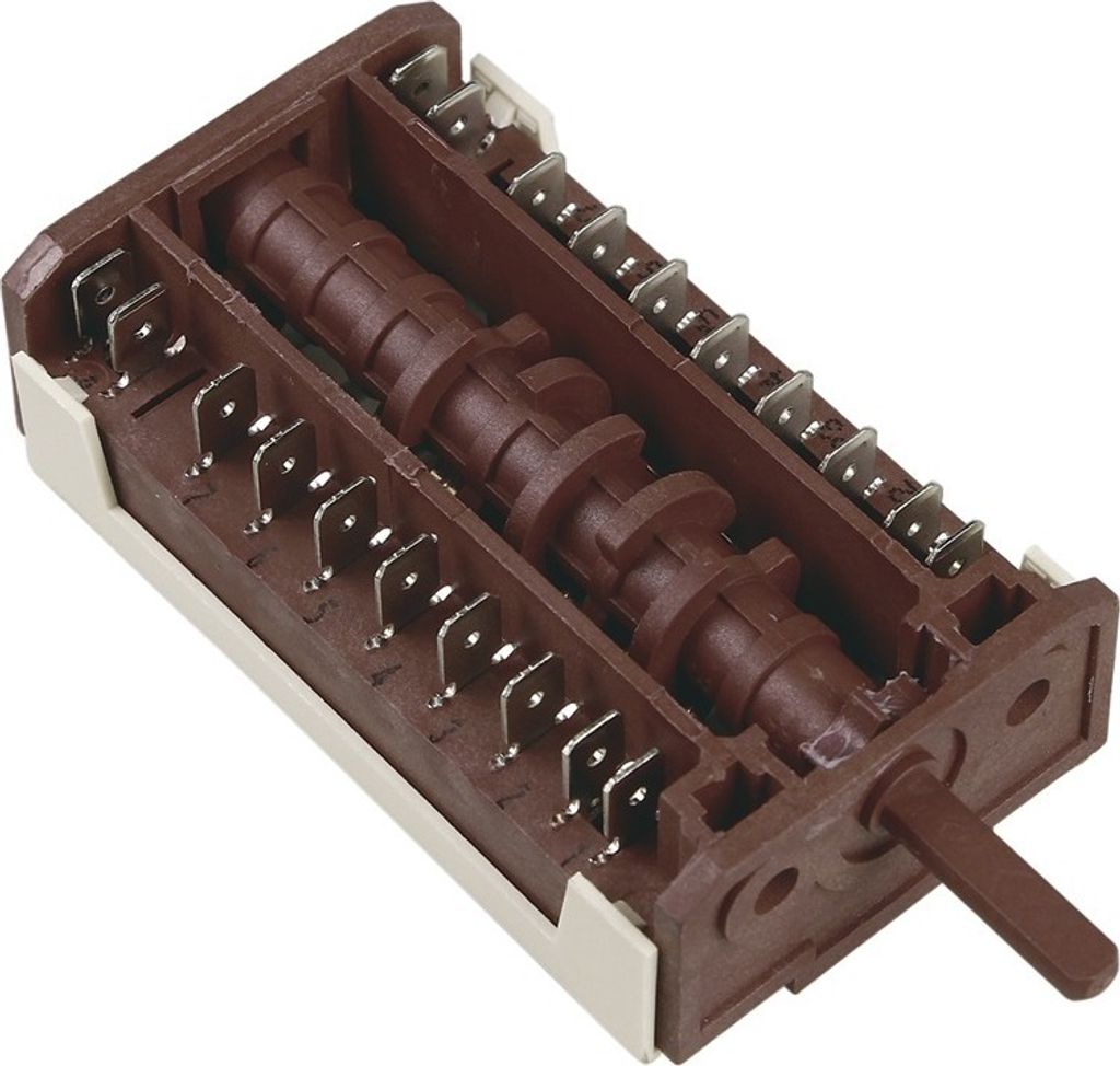 easyPART passend für 357064601/2 Electrolux Backofenschalter Wahlschalter Schalter Drehwahlschalter 6+0 Backofen Herd AEG mit 6/4,6mmØ Normachse ...