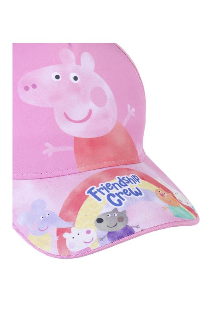 Cap Kinder Mädchen Peppa Wutz und ihre Freunde Kappe Cappy mit Klettverschluss Sonnenhut