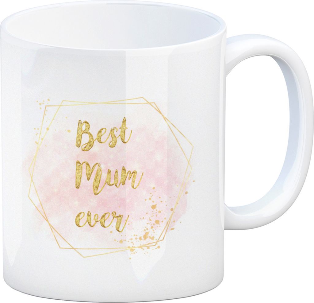 Best Mom ever Kaffeebecher als Geschenk zum Muttertag