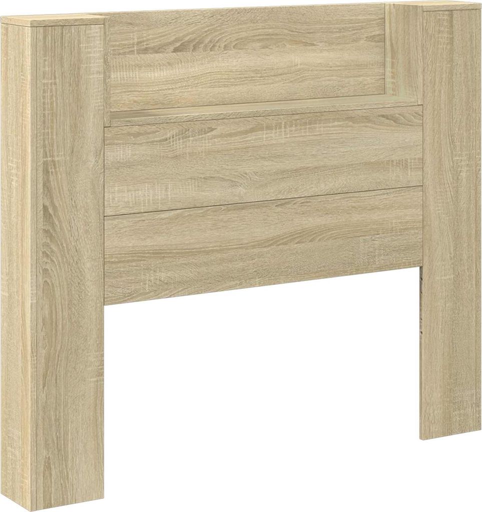 vidaXL Kopfteil Sonoma-Eiche 120 x 16,5 x 103,5 cm Holzwerkstoff