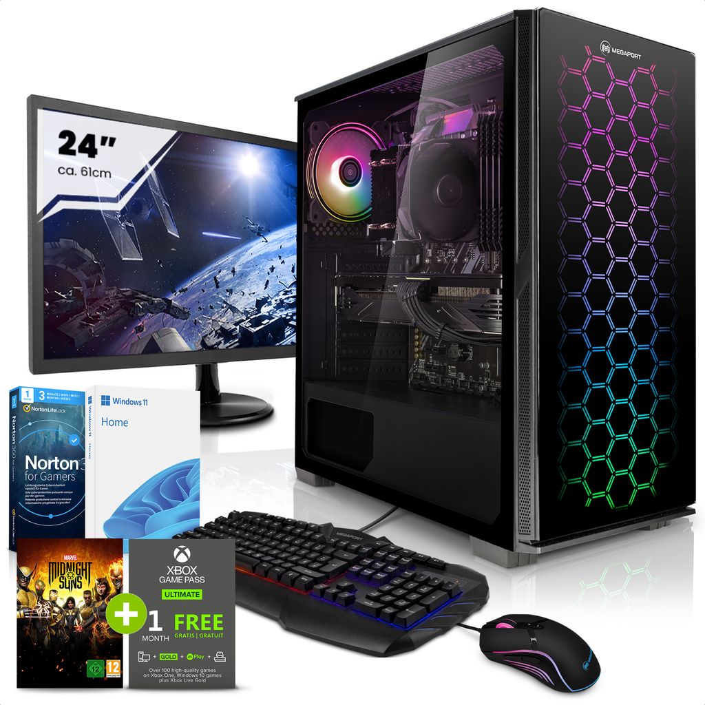 Megaport Komplett 24"Set Gaming PC Blade Kaufland.de
