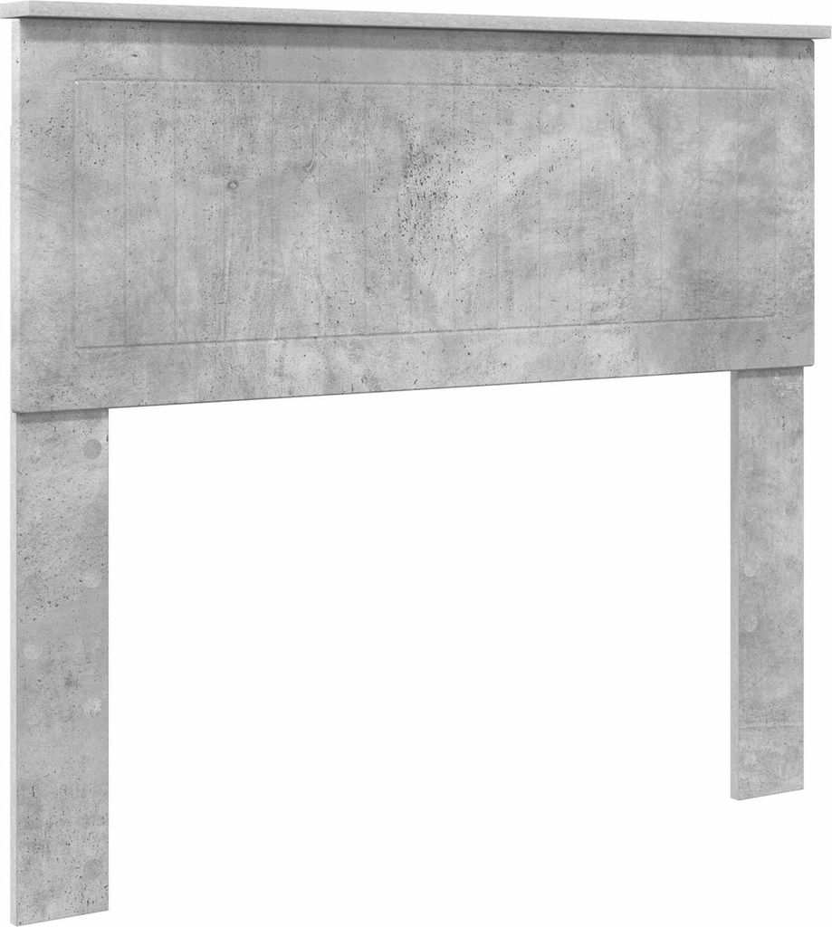 vidaXL Kopfteil Beton Grau Holzwerkstoff