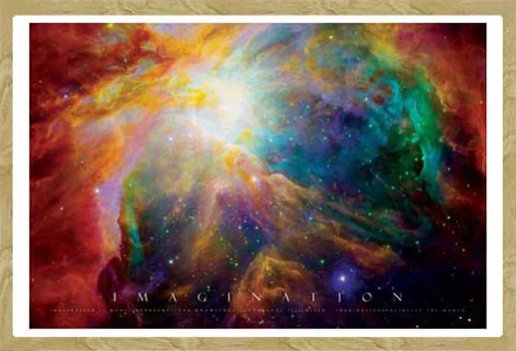 Poster Design Immaginazione Cornice Faggio Shinsuke Vetro Acrilico