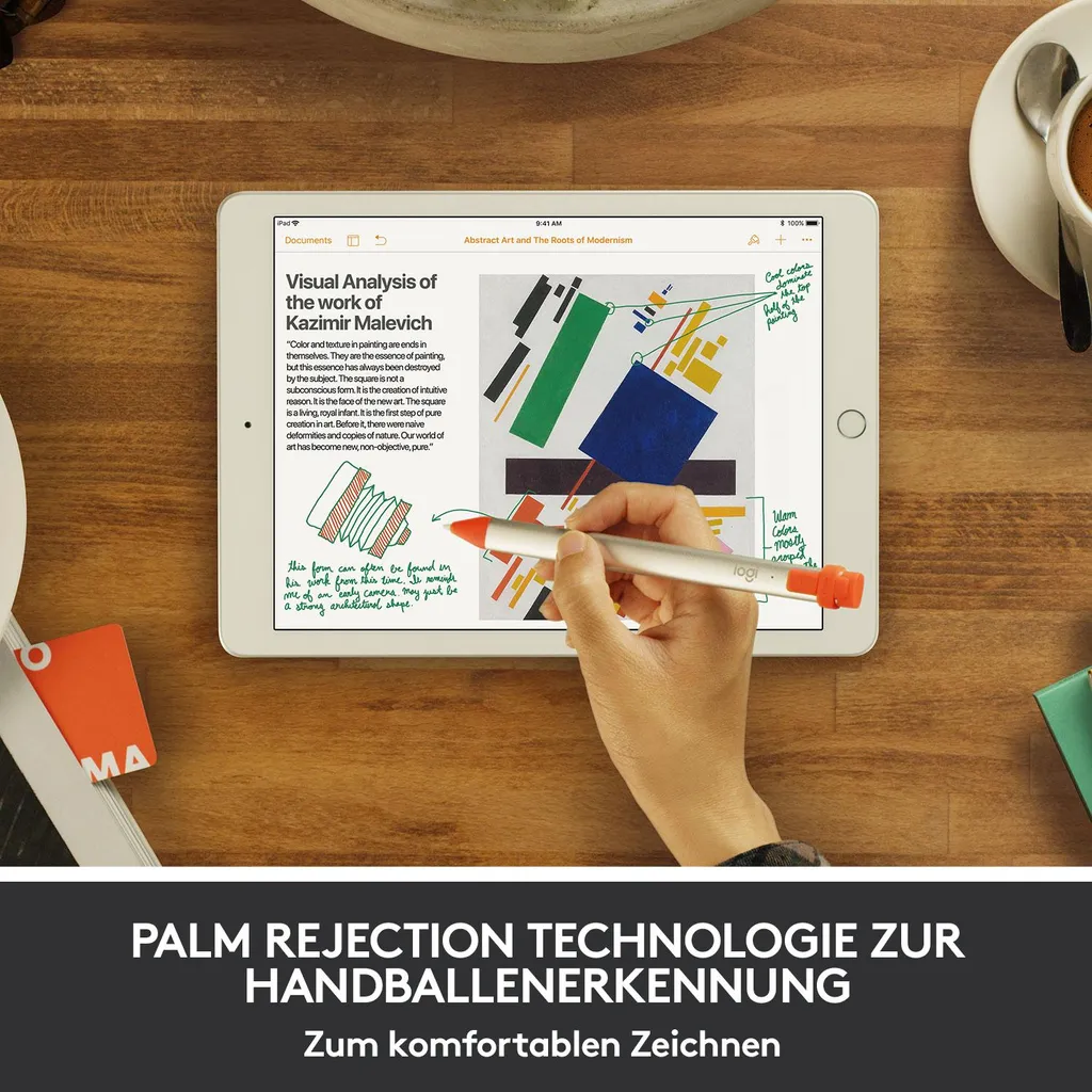 Stylet Numérique Logitech Crayon Idéal Prise de Notes et Dessin sans Fil iPad - 15