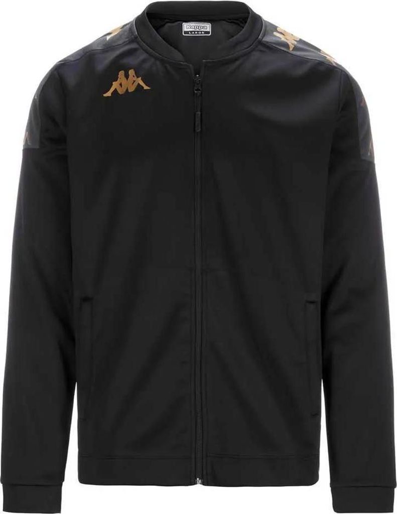 Kappa Giullio Halbreißverschluss-sweatshirt Schwarz S Mann Schwarz S
