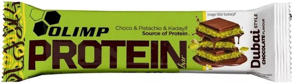 Olimp Protein Bar – Choco & Pistachio & Kadayif (Dubai Style) 40g