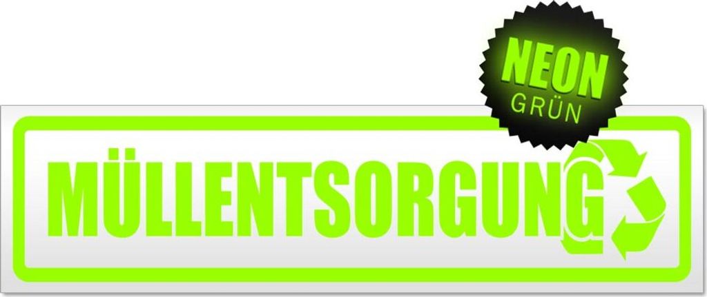 Müllentsorgung Magnetschild Schild magnetisch