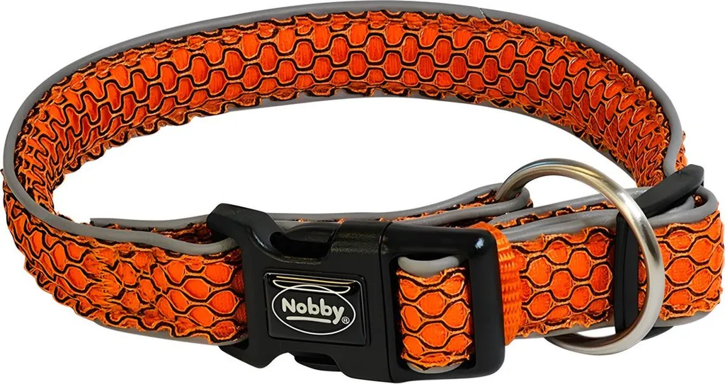 Collare Nobby MESH AIR arancione XS-S 20 mm, 25-35 cm