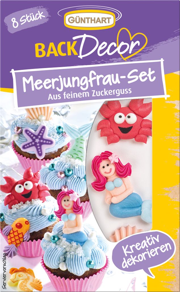 Zuckerdekoration Meereswelt 8-tlg Produktbild 