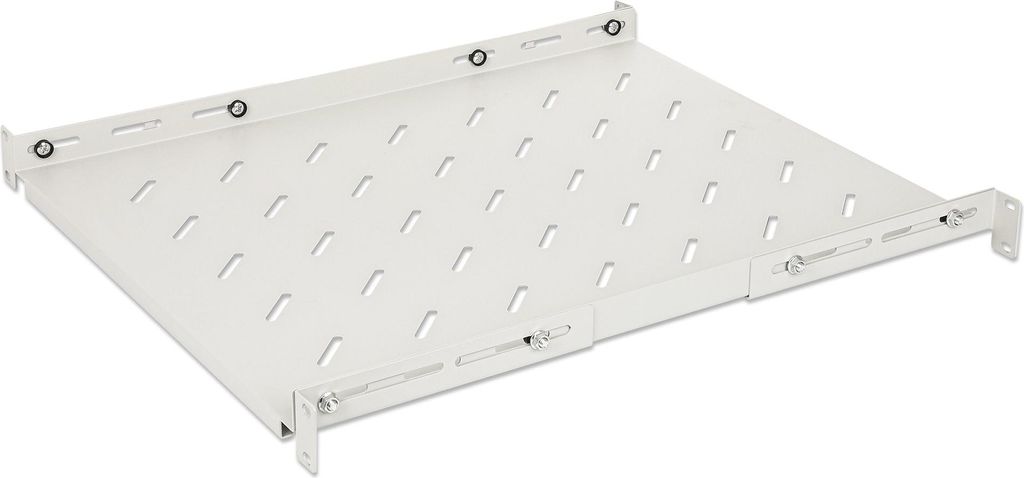 INTELLINET 19" Fachboden variable Schienen 750mm tief grau