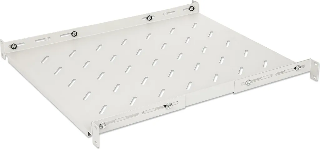 INTELLINET Fachboden 19 Pouces 750mm Rails Variables Gris pour Baie