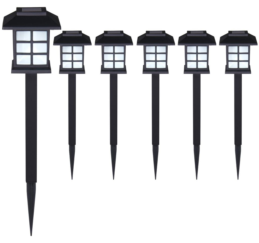 DEUBA® Solarlampe für Außen 6er Set LED Wetterfest IP44 Produktbild 