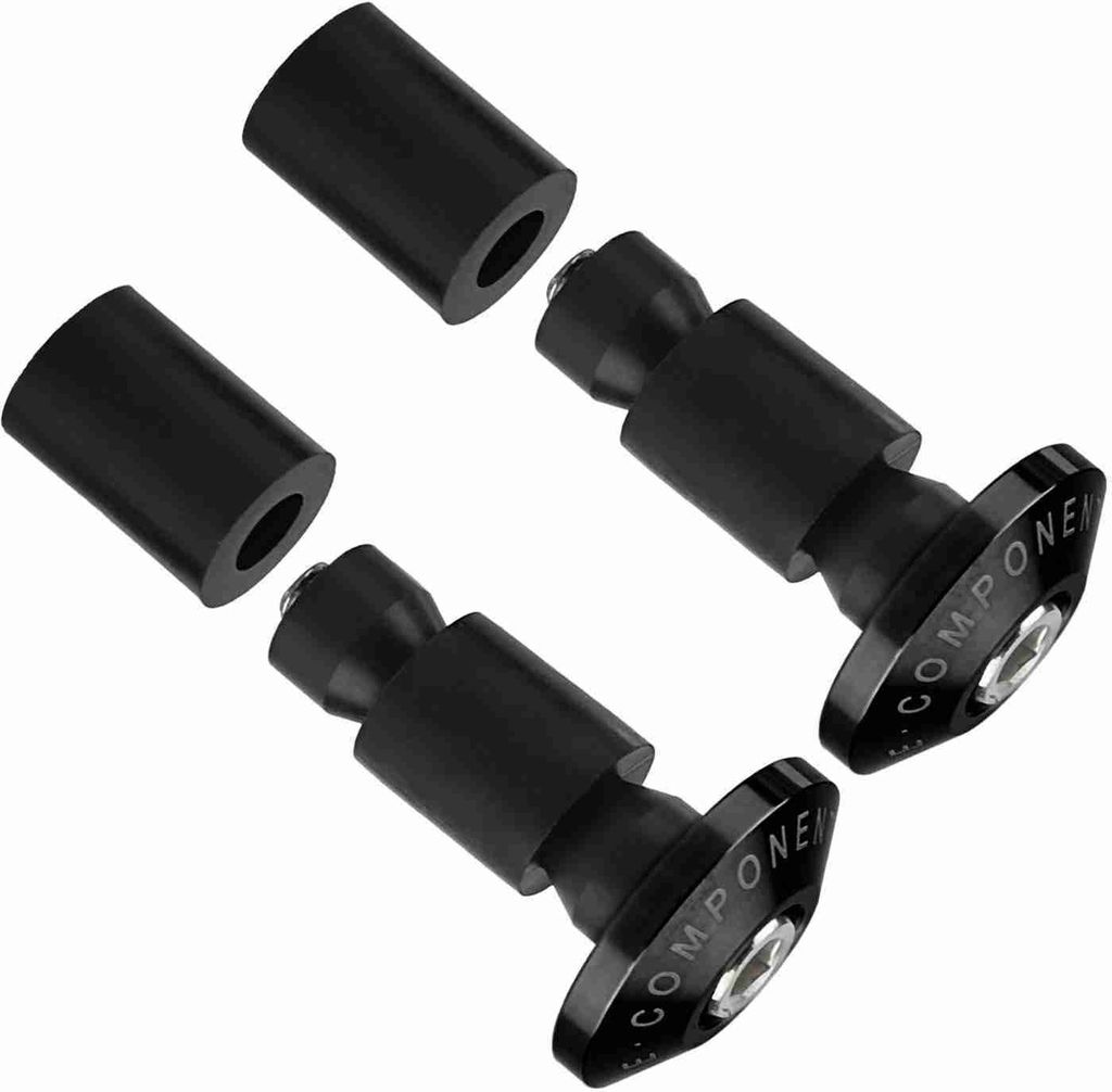 22mm 7/8inch Motorrad Lenker Endschieber Stecker Kappen für Racing ATV Offroad Schwarz