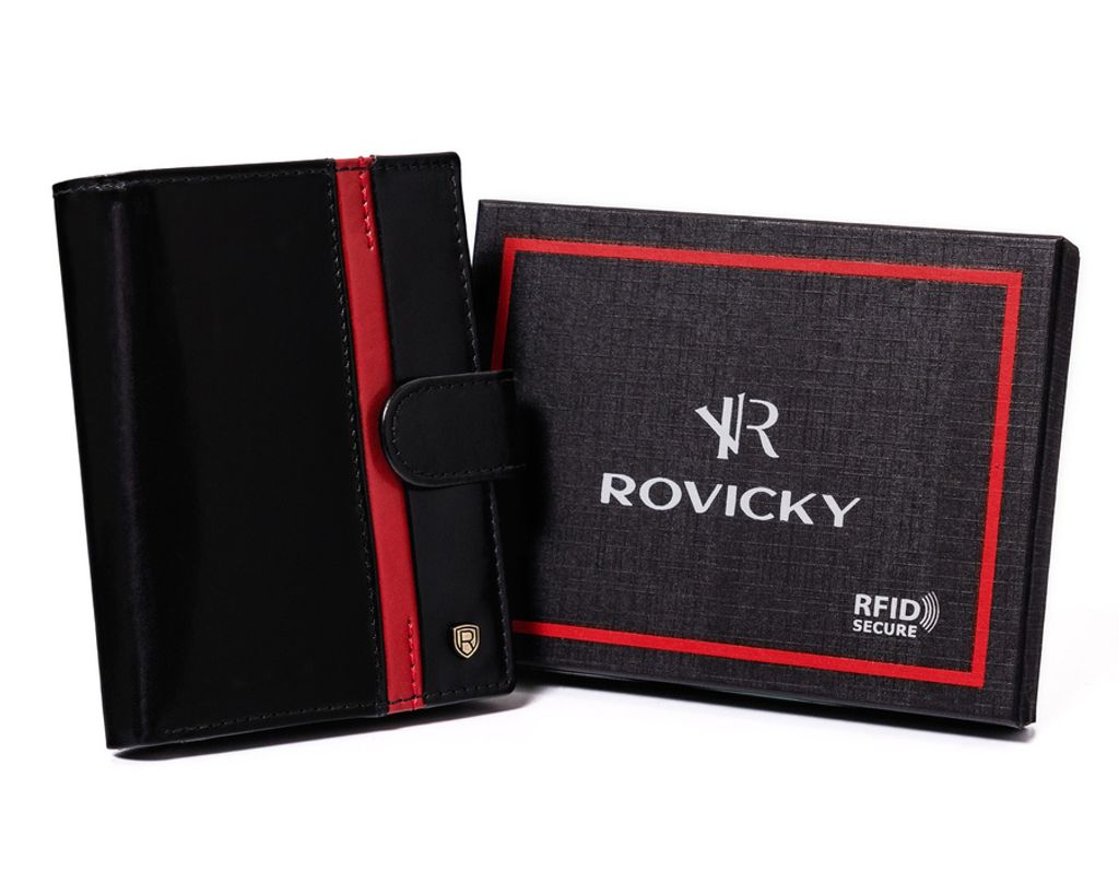 Rovicky Brieftasche für Männer Stephyptus schwarz rot One Produktbild 