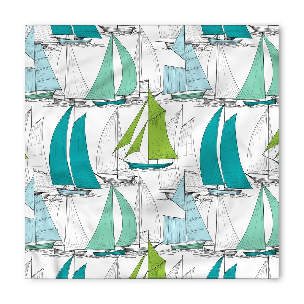 Bandana Cane ABAKUHAUS Nautica 55x55 cm - Accessorio Barca a Vela Pet