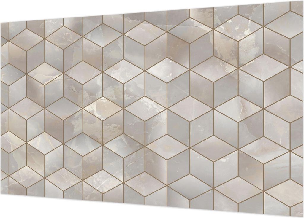 Fototapete - Wandbilder für Wohnzimmer - 416x254 - Dekorative Wandfolie - Modernes Design für Wanddekoration - Tapeten für Innenräume - Geometr...