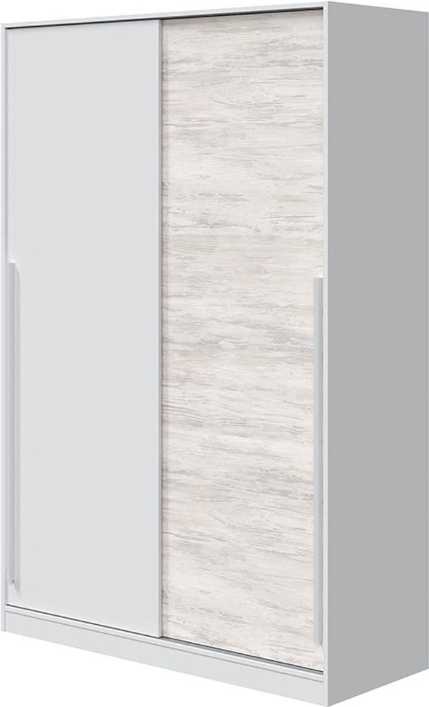 Schwebetürenschrank >TOP< in Artik-Weiß/Velho-Weiß - Produktbild 