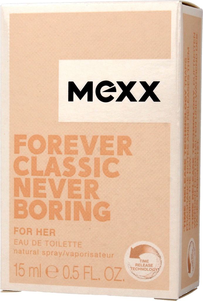 Parfüm Mujer Mexx Forever Classic Never Boring für Sie EDT 15 ml