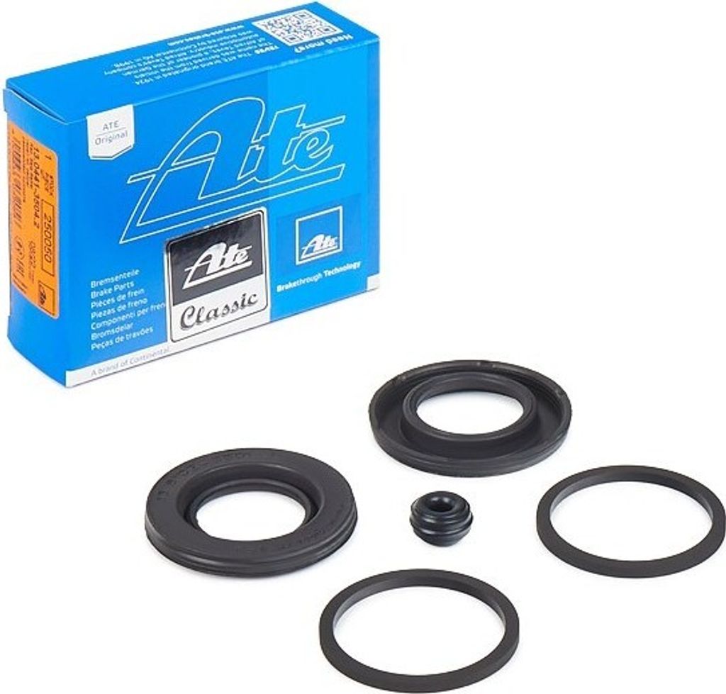 ATE Dichtungssatz Bremssattel Hinten 13.0441-3504.2 passend für MERCEDES-BENZ S-Klasse Limousine (W108, W109) W111 Coupe (W111) W111 Cabrio (W111)