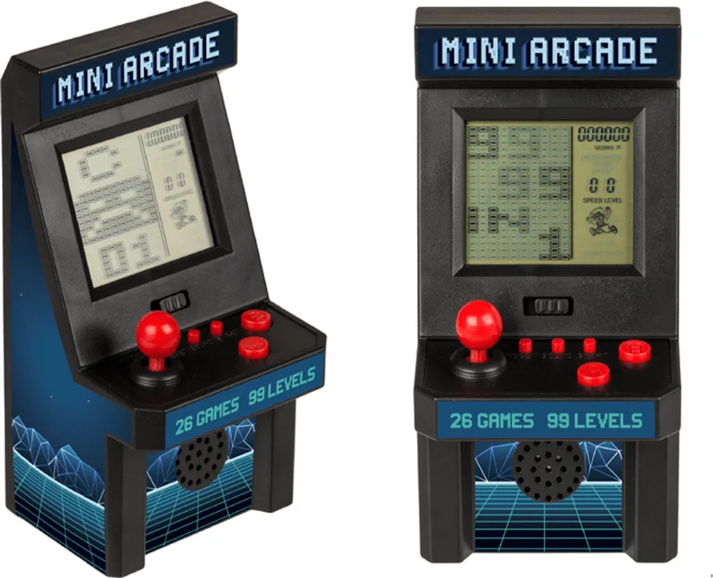 Out of the Blue Mini Arcade Machine Retro - 26 giochi