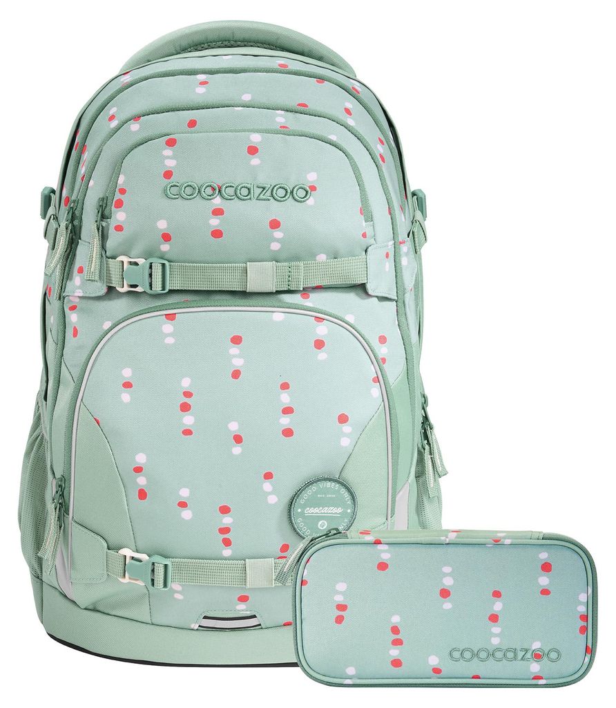 coocazoo Schulrucksack-Set PORTER Dancing Dots, inkl. Produktbild 