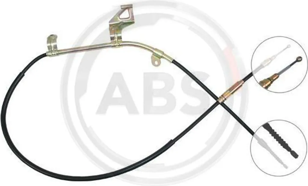 Câble de frein à main A.B.S. K18368 pour Passat 35I et 3B - OE 3B0609722F