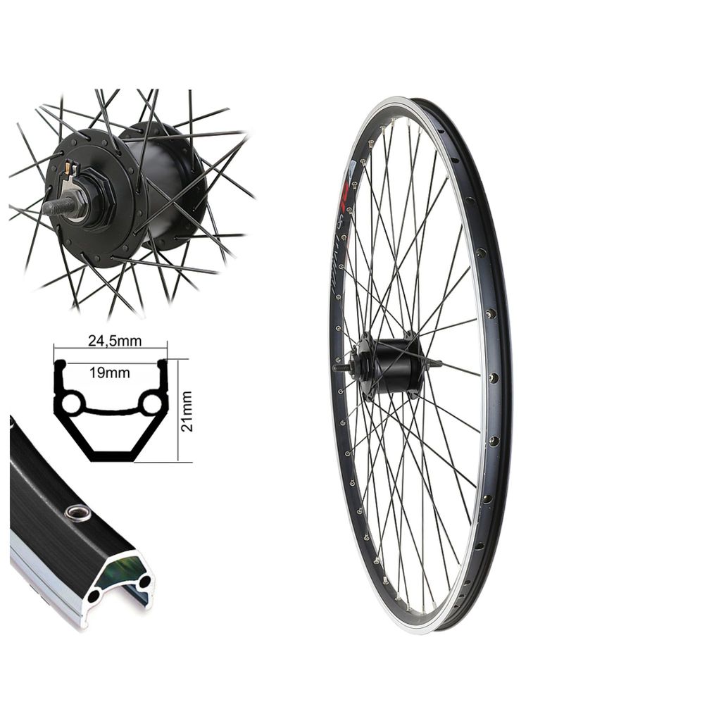 Vorderrad 28" Laufrad Hohlkammerfelge mit Shimano Nexus Produktbild 