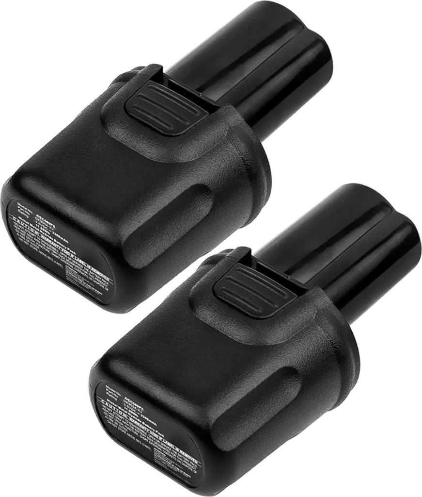 subtel 2x Akku für Werkzeug Kompatibel mit Dewalt DC600, DC600KA, DC600 Screwdriver, DE9054 - (3300mAh, 3.6V)