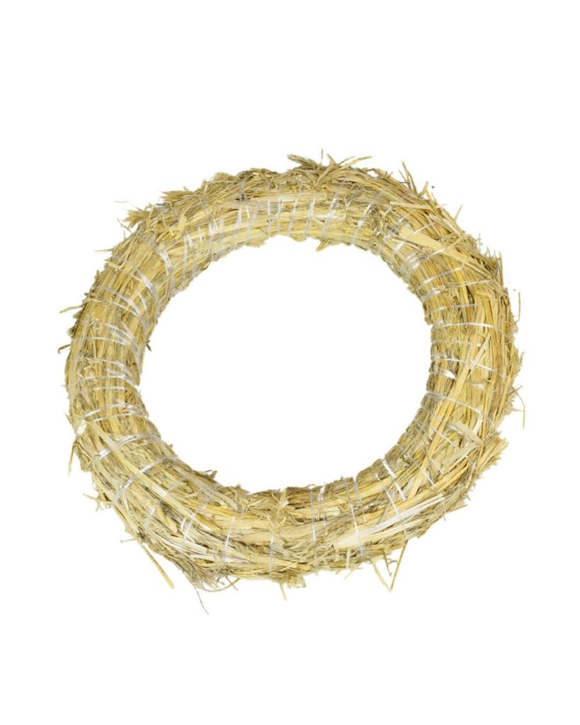 Natur Strohkranz 30cm Strohrömer Rohling Adventskranz Türkranz Kranz Strohring