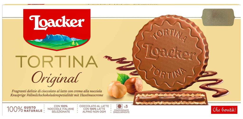 Loacker Tortina Original 3x21g Produktbild 
