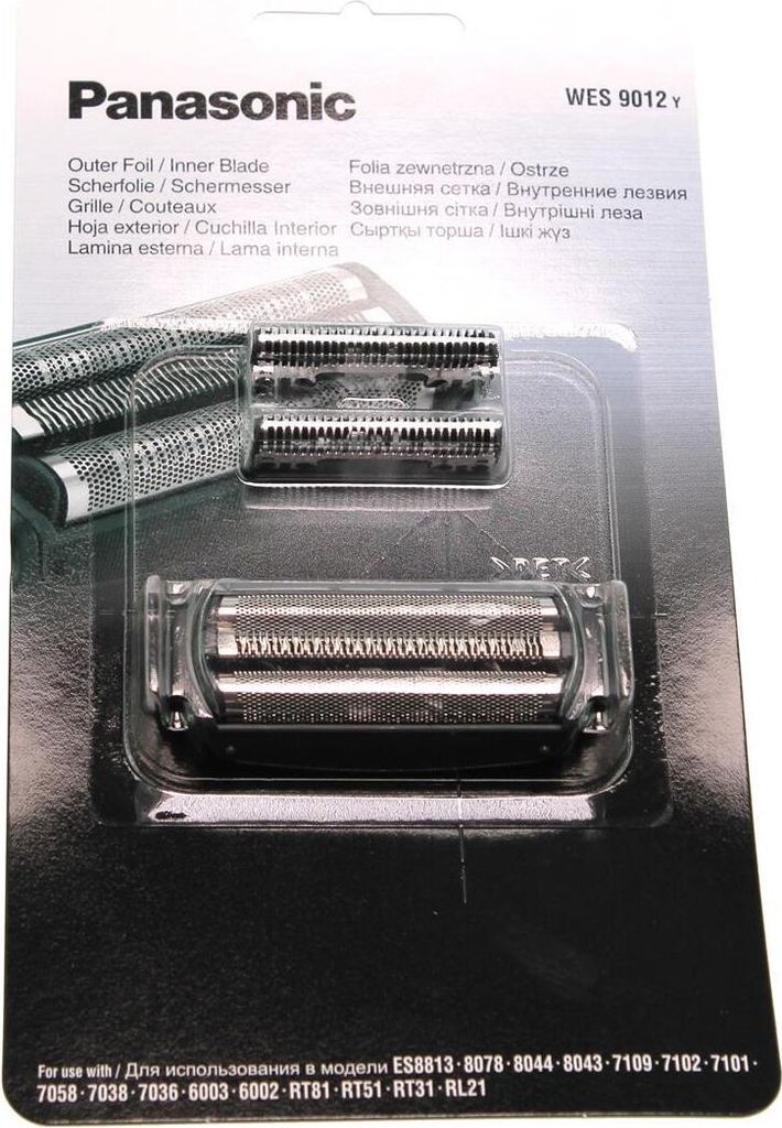 Panasonic WES9012Y1361, 2 Kopf/Köpfe, Schwarz, ES-RT81 Produktbild 