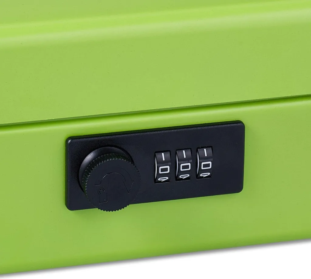 Tiroir-caisse à code mécanique sans clé - Acier robuste et compact 25cm