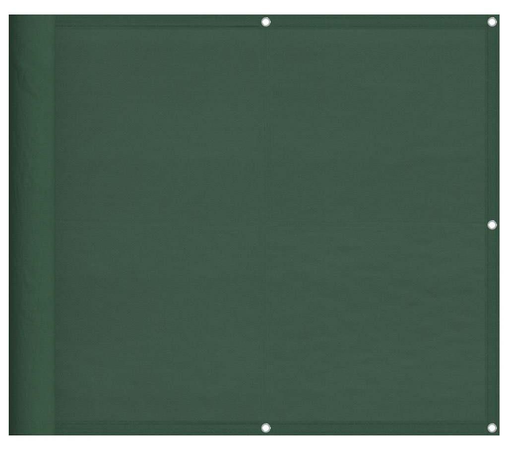 vidaXL Parawan na balkon ciemnozielony 90x700 cm 100% Zdjęcie produktu 