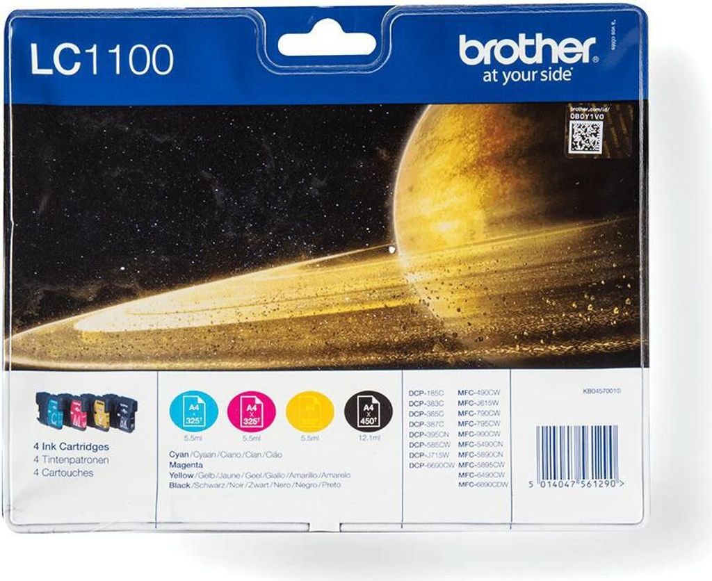 Brother LC1100 Value Pack - Confezione da 4 pezzi - Immagine del prodotto 