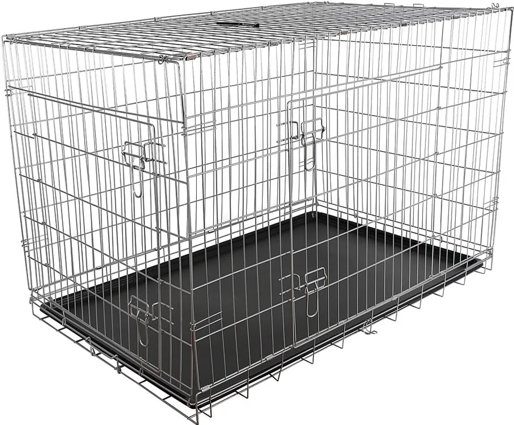 Gabbia Trasporto Cani Melko 120x80x75 - Struttura Professionale Metallo