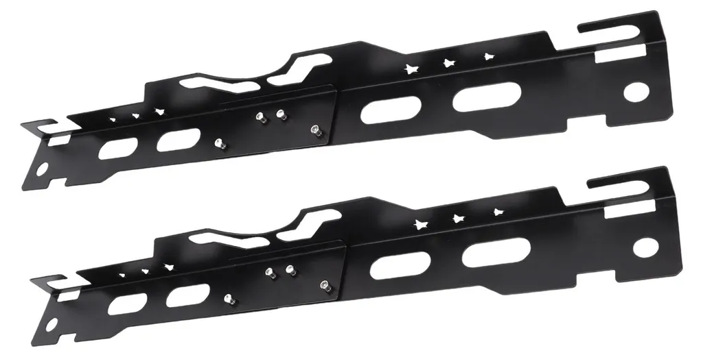 Plaque de géométrie précise noir mat avec double ruban de mesure intégré