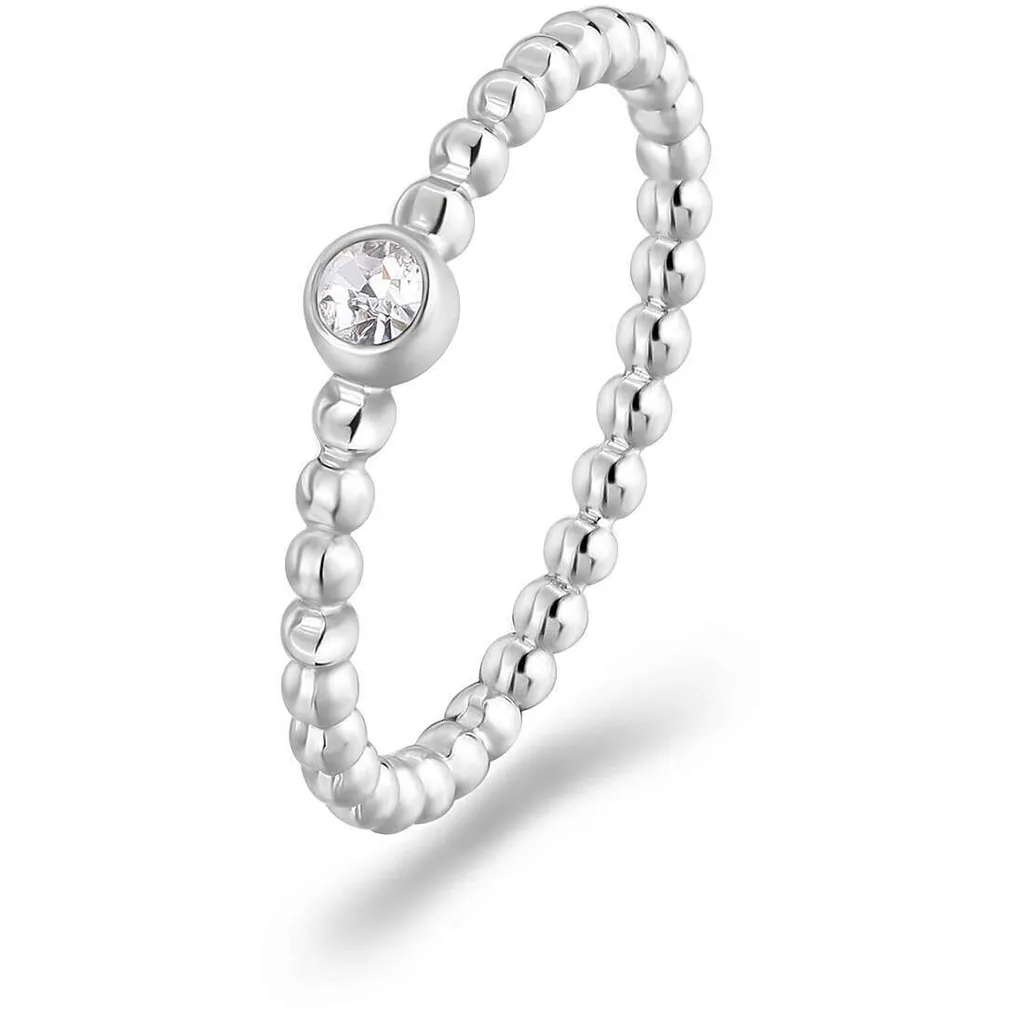 Bague Sagapò Forlove en Argent - Bijou Femme avec Détails Gravés Fins