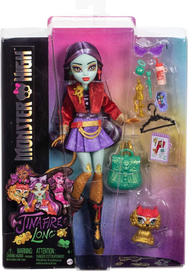 Mattel - Lalka Jinafire Long z Monster High - Akcesoria Image du produit 