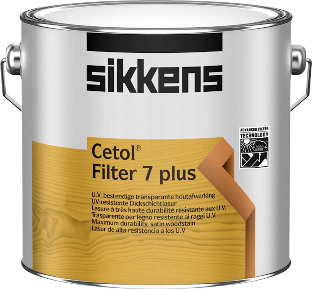 Sikkens Cetol Filter 7 Plus Dickschicht Holzlasur Nussbaum 2500ml