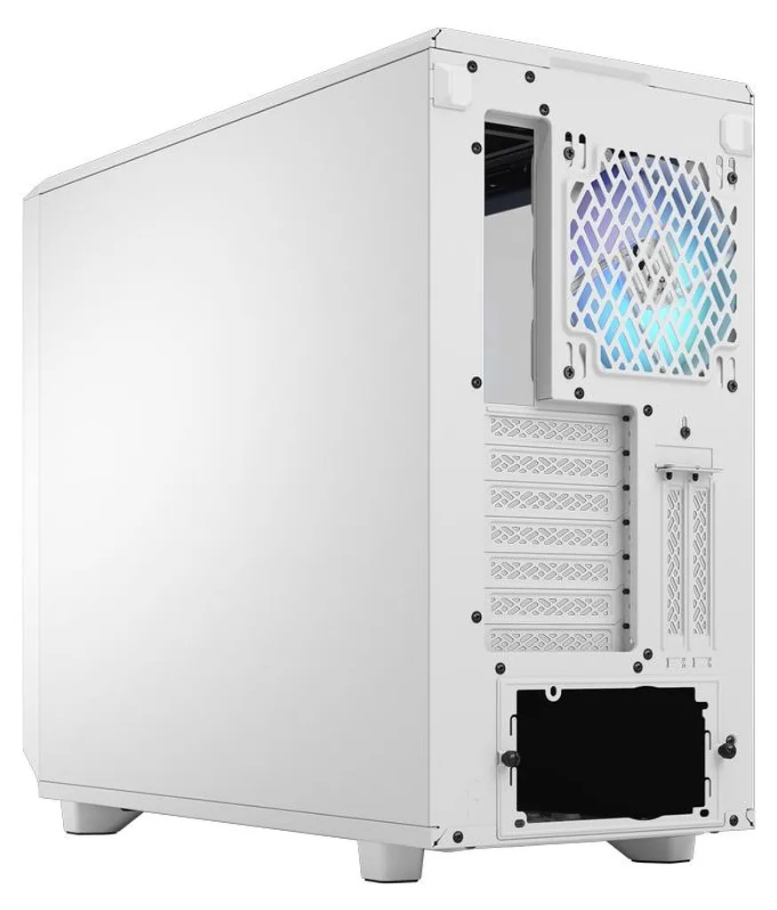 Boîtier PC Gaming Meshify 2 RGB White TG avec Panneau en Verre Trempé