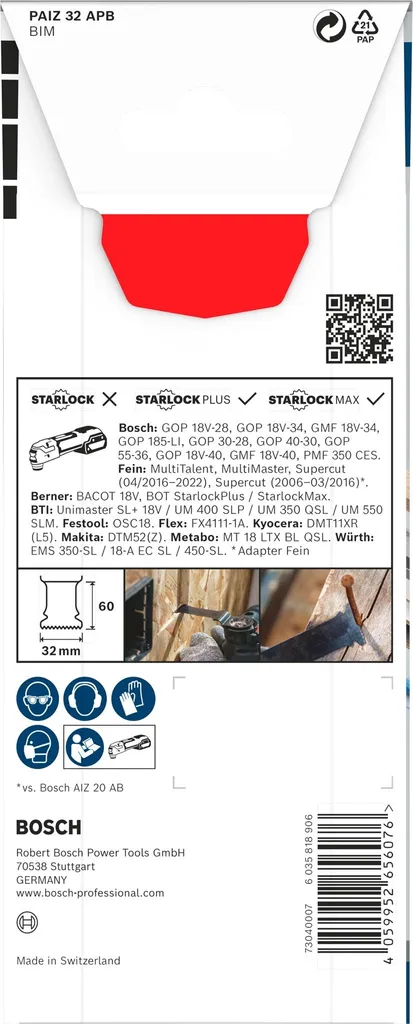 Lama Bosch 2608669128 PAIZ 32 APB | Il Top per il tuo Multitool