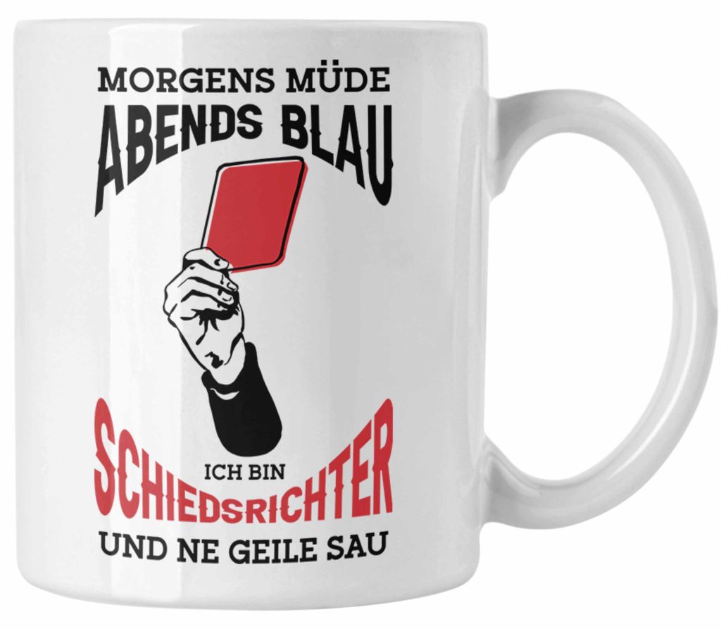 Schiedsrichter Tasse Geschenk für Schiedsrichter mit Spruch Produktbild 