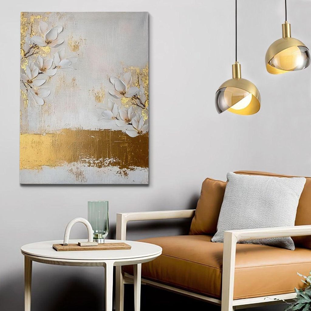 Wallity, KNV10102 - 5070, Dekoratives Leinwandgemälde, Mehrfarbig, Leinwand, 50 x 70 cm