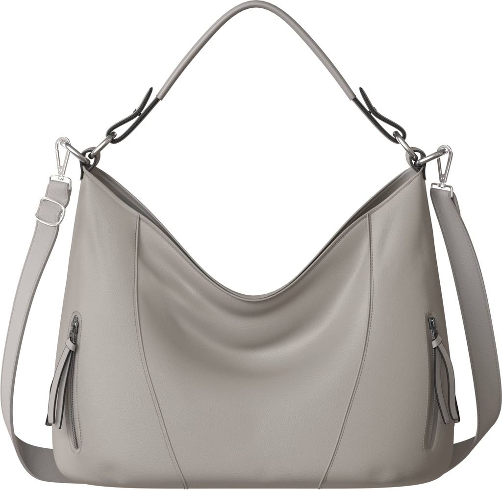 Damen Shopper Hand Henkel Tasche  30627 Grey Produktbild 