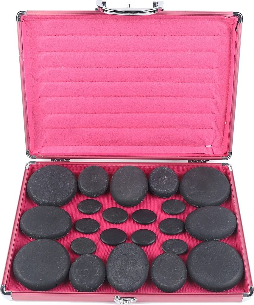 Hot Stone Massage Set, 20 Teile, einschließlich Heizbox, 20 Produktbild 