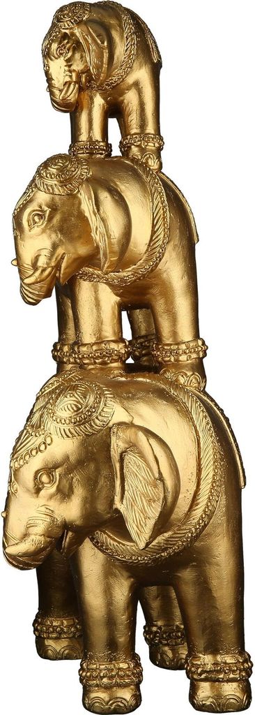 Puja Diya Messing-Skulptur Mit Elefantengriff – 1 Paar, Ca. 3,2 Zoll