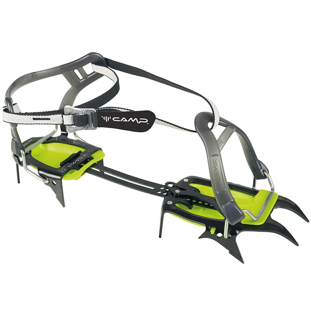 Crampons CAMP Ascent avec Fixation Universelle Auto et Semi-Automatique