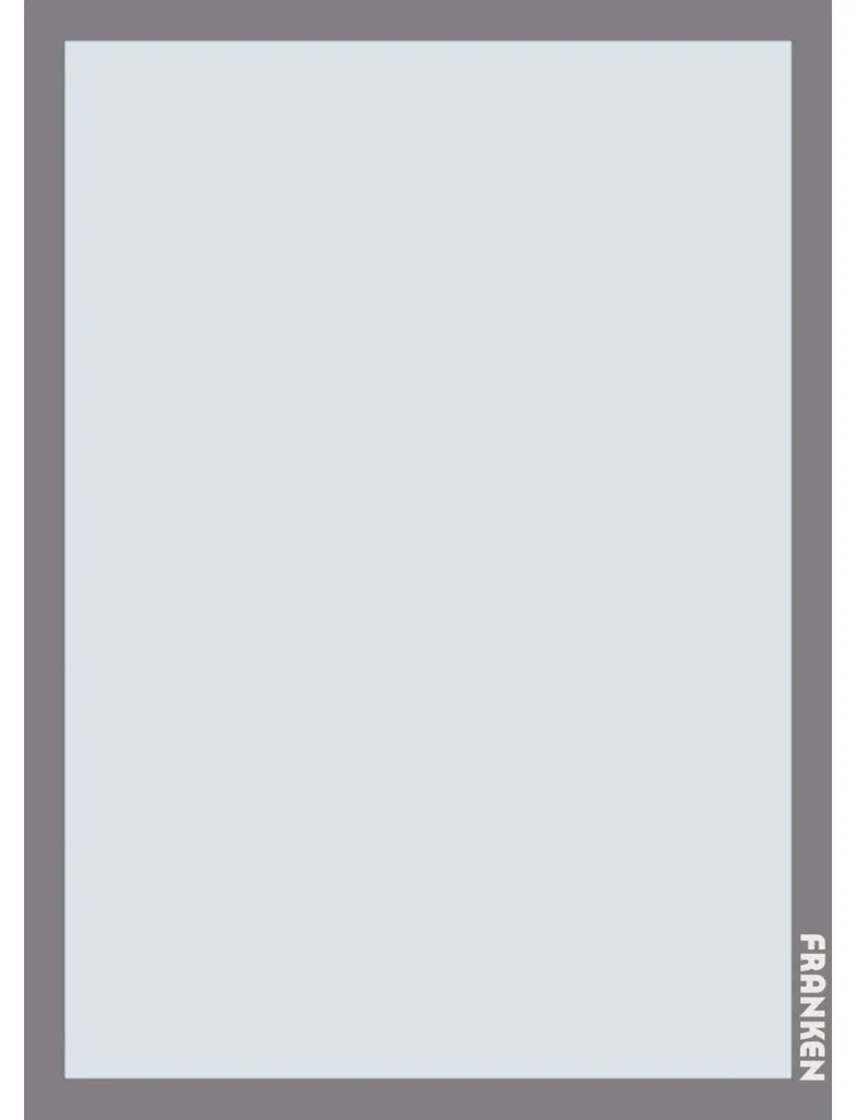 Cadre de présentation A3 en aluminium argenté - Panneau mural Franken