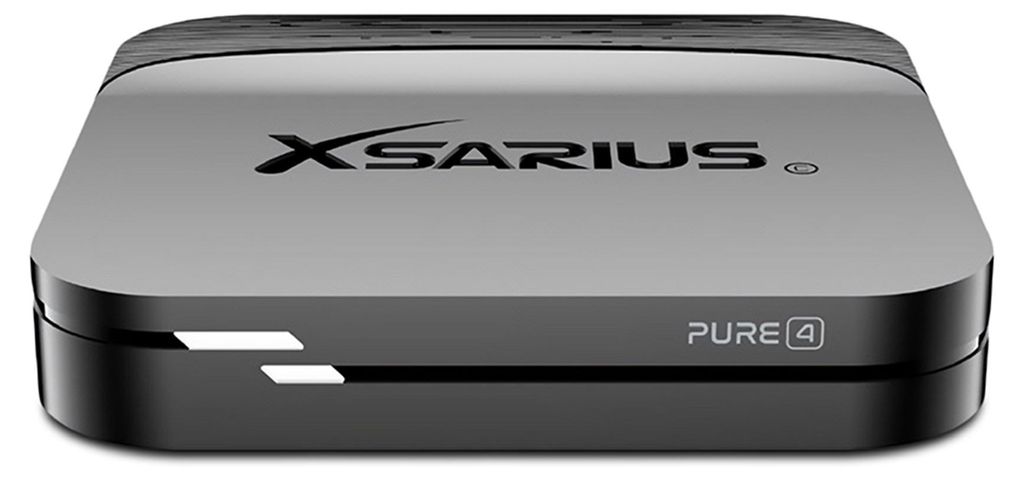 Xsarius PURE 4 4K UHD Android 14 IP-Receiver Schwarz Produktbild 